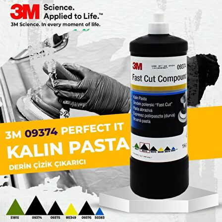 3M 09374 Perfect-it II Derin Çizik Çıkarıcı Kalın Pasta 1 LT