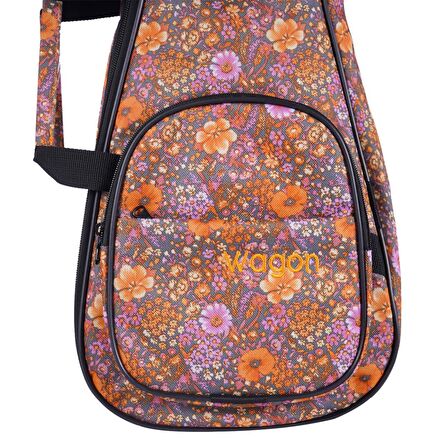 Wagon Case 04 Serisi Soprano Ukulele Çantası - Bloom