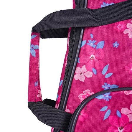 Wagon Case 04 Serisi Soprano Ukulele Çantası - Hibiscus Pembe