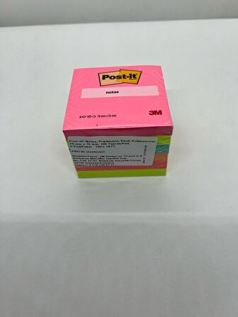 3M POST-İT NOT POPTİMİSTİC 76MM*76MM 100YAPRAK 6PK