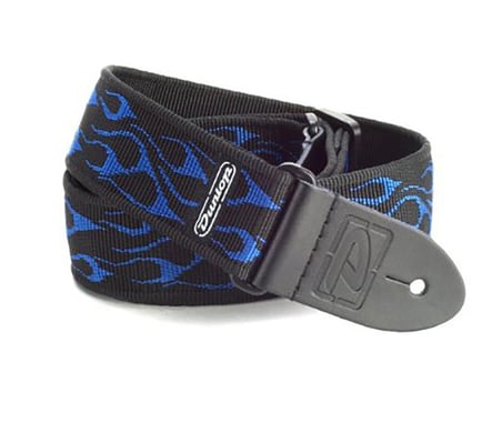 Jim Dunlop Classic Woven Straps D38-11BL - Flambe Blue Gitar Askısı