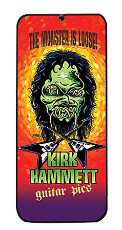 Jim Dunlop H01T088 0.88 6 Adet Gitar Penası Kirk Hammett Signature
