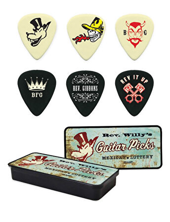 Jim Dunlop RWT02M Rev Willy's Mexican Lottery 6 Adet Pena