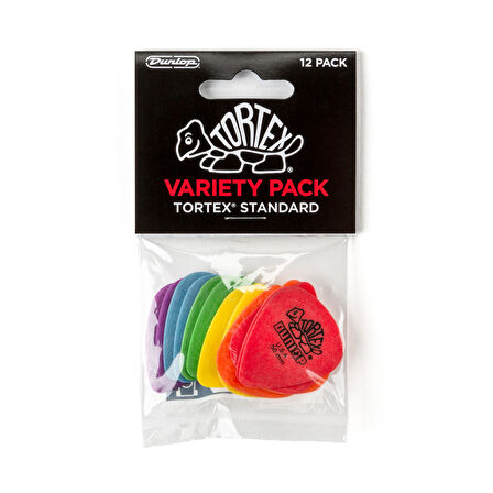 Jim Dunlop TORTEX Standard Pick Variety Pack - 12 Pack 12li Pena