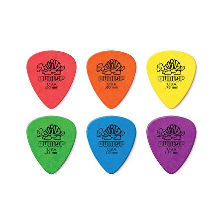 Jim Dunlop TORTEX Standard Pick Variety Pack - 12 Pack 12li Pena