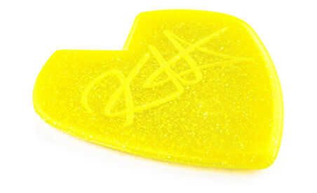 Jim Dunlop 47PKH3NYS Kirk Hammett Jazz III Pick Yellow Glitter 6 Adet Pena