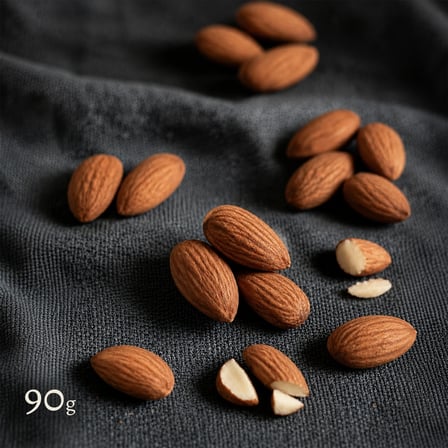 Yerli Çiğ Badem İçi Yeni Hasat Taptaze Ak Badem 90 g