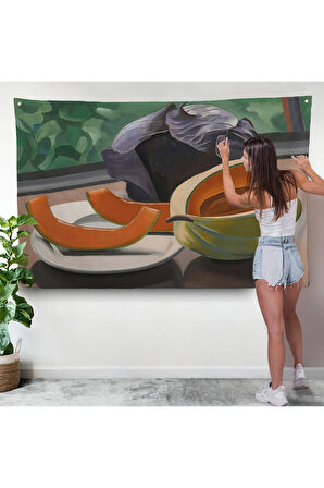 Auguste Herbin - Kavunlu Natürmort - Still Life with Melon-7101