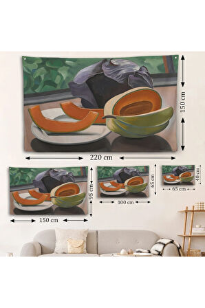 Auguste Herbin - Kavunlu Natürmort - Still Life with Melon-7101