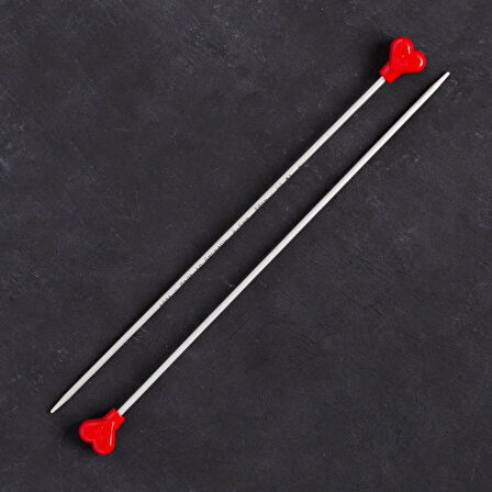 Addi Kalpli 2,5mm 20cm Klasik Alüminyum Örgü Şişi