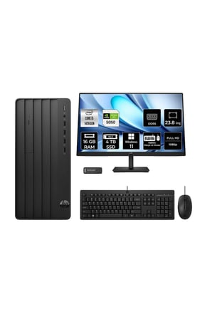 240 PRODESK 2 i5 14400 16GB 4TB SSD RTX5050/8GB W11P Masaüstü Bilgisayar + 23.8" Monitör