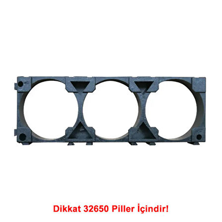 32650 3lü Pil Tutucu Birleştirici 32700 Lityum Lion Lipo Batarya Pil Yuvası