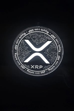 XRP Coin Tasarımlı Dekoratif Aydınlatma