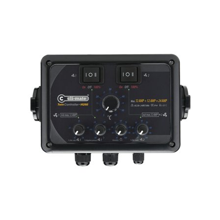 Cli-Mate Twin Controller Humi Nem Isı ve Fan Kontrol Cihazı 24A