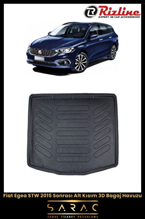 Rizline Fiat Egea STW 2024 Model Alt 3D Bagaj Havuzu