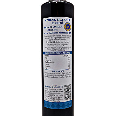 Acetum Balsamik Sirke 500 ml
