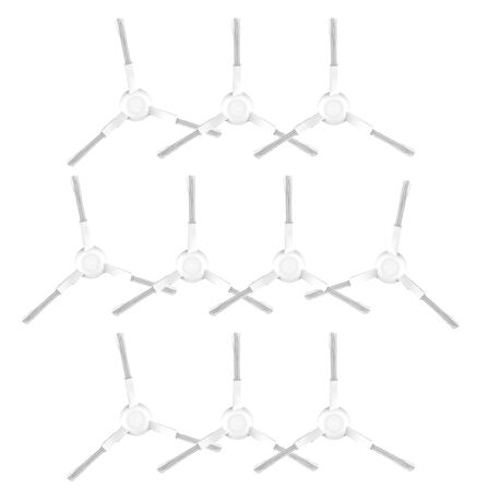 Xiaomi Mop Pro (STYTJ02YM) Uyumlu 10 Adet Beyaz Yan Fırça