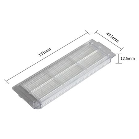 Xiaomi Mop Pro (STYTJ02YM) Uyumlu 5 Parça Yedek Beyaz Filtre Fırça Seti