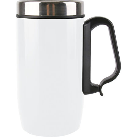 Paslanmaz Çelik Termos Bardak (250 ml) - Beyaz