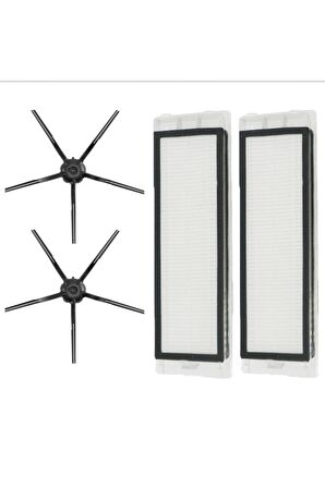 Roborock S6 Pure Robot Cleaner Siyah Uyumlu Filtre Seti - Liteset