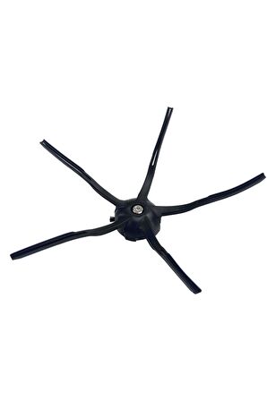 Roborock S6 Max Vacuum Cleaner Uyumlu 6 Adet Siyah Yan Fırça