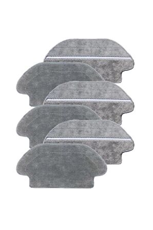 Viomi V2 Pro Vacuum Cleaner Uyumlu 6 Adet Fiber Mop Bezi