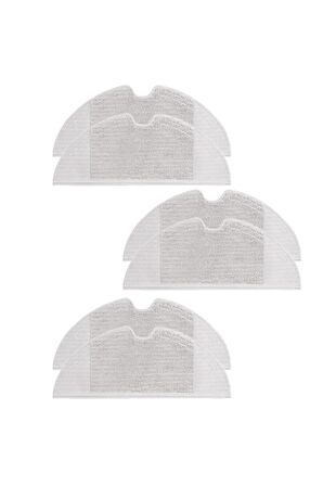 Xiaomi Mop 2 Pro + (stytj02zhm) Uyumlu 6 Adet Fiber Mop Bezi