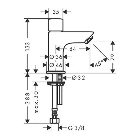 Hansgrohe Logis Lavabo Bataryası - 71120000