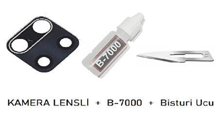 Xiaomi Redmi NOTE 9 PRO Arka Kamera Lensi CAM + B-7000