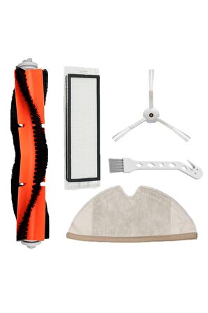 Roborock S50 Uyumlu 4 Parça Yedek Filtre Fırça Seti