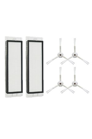 Roborock S5 Uyumlu 6 Parça Yedek Filtre Fırça Seti