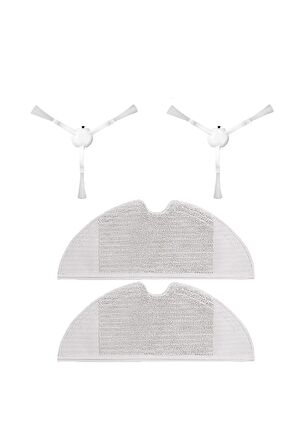 Xiaomi Dreame D9 Uyumlu 4 Parça Yedek Filtre Fırça Seti