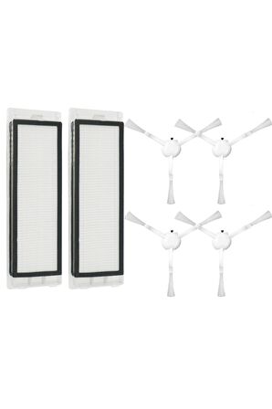 Xiaomi Dreame F9 (stytj01zhm) Uyumlu 6 Parça Yedek Filtre Fırça Seti
