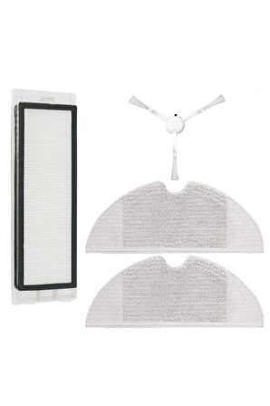 Xiaomi Dreame F9 (stytj01zhm) Uyumlu 4 Parça Yedek Filtre Fırça Seti