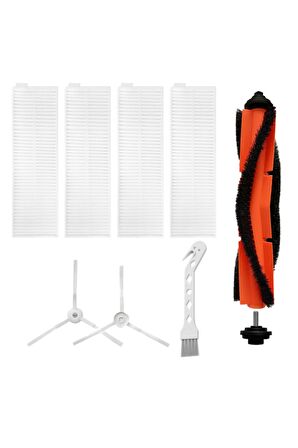 Xiaomi G1 2in1 Essential (mjstg1) Uyumlu 8 Parça Yedek Filtre Fırça Seti