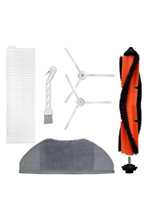 Xiaomi G1 2in1 Essential (mjstg1) Uyumlu 4 Parça Yedek Filtre Fırça Seti