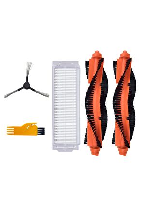 Xiaomi Mop Pro (stytj02ym) Uyumlu 5 Parça Yedek Filtre Fırça Seti