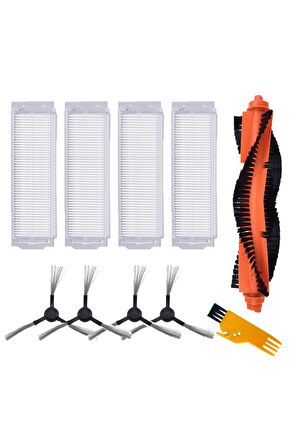 Xiaomi Mop Pro (stytj02ym) Uyumlu 10 Parça Yedek Filtre Fırça Seti