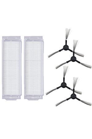 Xiaomi Mop Pro (stytj02ym) Uyumlu 6 Parça Yedek Filtre Fırça Seti