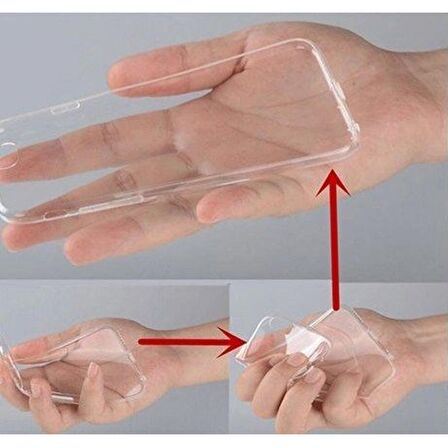 Gpack Huawei P Smart Kılıf 02 mm Silikon İnce KapakNano Glass