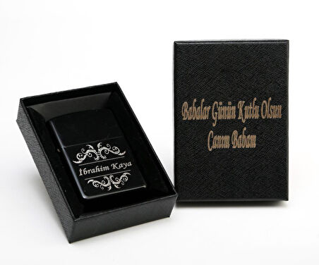 Kişiye Özel Babalar Günü Hediyesi  Benzinli Çakmak KHNÇK000208