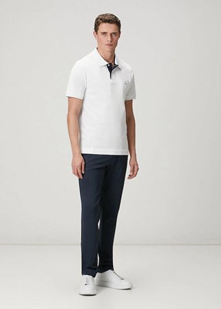 Beymen Club club comfort fit yaka altı baskılı polo t-shirt