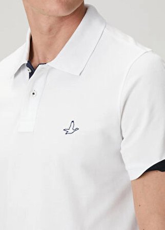 Beymen Club club comfort fit yaka altı baskılı polo t-shirt