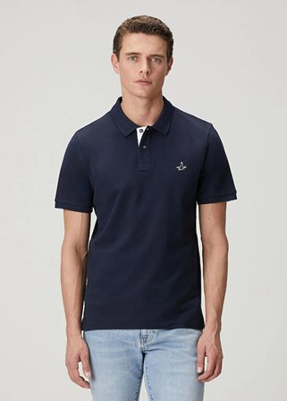 Beymen Club club comfort fit yaka altı baskılı polo t-shirt
