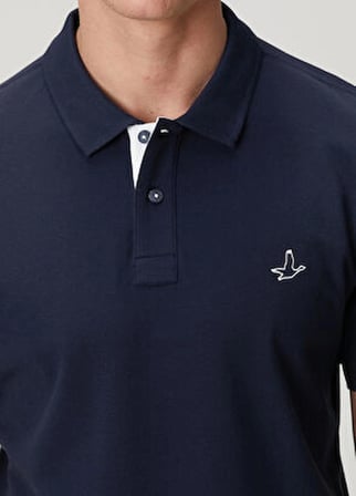 Beymen Club club comfort fit yaka altı baskılı polo t-shirt