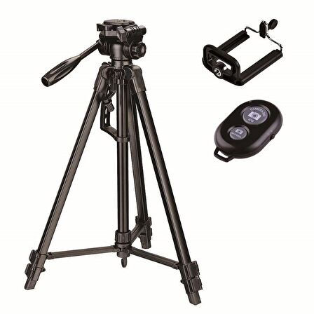 Czp 135CM Telefon Bluetooth Kumandalı Smartphone Tripod