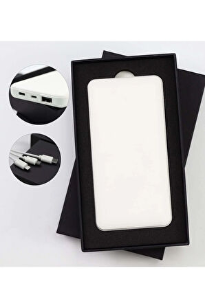 10.000 mAh Beyaz Powerbank