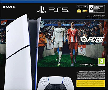 Sony Playstation 5 Slim Dijital Versiyon / EA Sports FC26 (Bilkom Garantili)