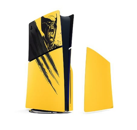 PS5 Console Covers Slim Kasa  – Marvel’s Wolverine Battle Yellow Limited Edition
