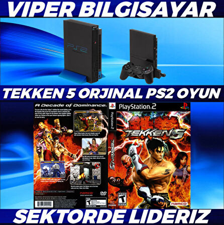 MUHTEŞEM TEKKEN 5 ORJİNAL PS2 OYUN [ AÇIKLAMAYI OKUYUNUZ ]